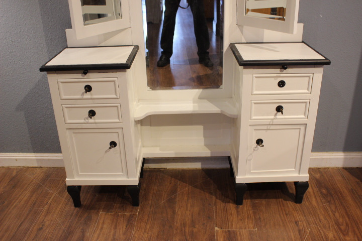 Spiegelkommode, Schminckkommode Jugendstil (Art.-Nr. 04901)