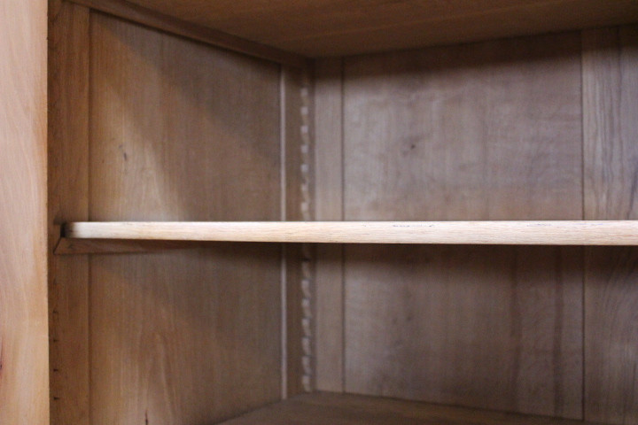 Spiegelschrank mit Kommodeneinsatz und Vitrinenteil, Jugendstil (Art.-Nr. 04913)