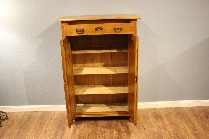 Vertiko, Jugendstil, Kiefer antik  (Art.-Nr. 03240)