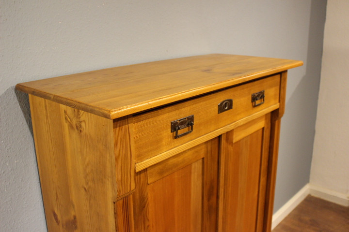 Vertiko, Jugendstil, Kiefer antik  (Art.-Nr. 03240)