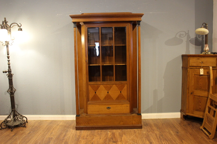 Vitrine, Geschirrschrank, Bücherschrank, Art déco (Art.-Nr. 04926)