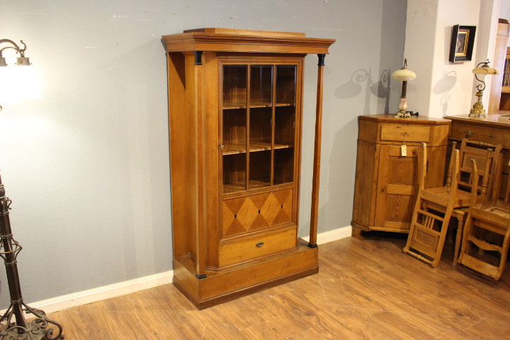 Vitrine, Geschirrschrank, Bücherschrank, Art déco (Art.-Nr.: 04926)
