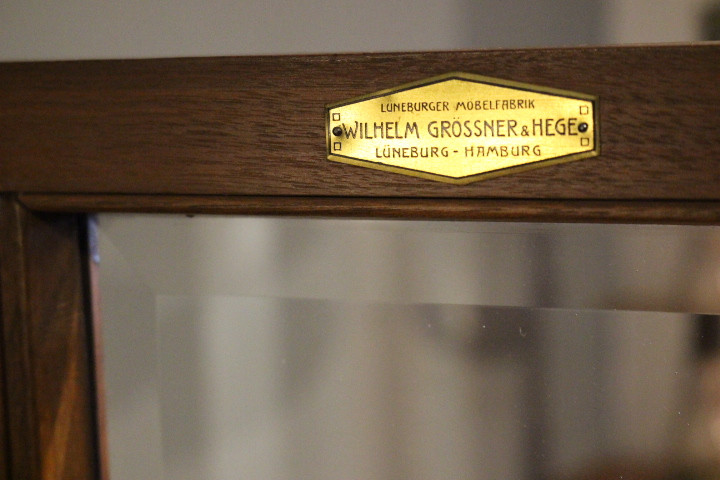 Vitrine, Geschirrschrank, Bücherschrank, Art déco (Art.-Nr. 04926)