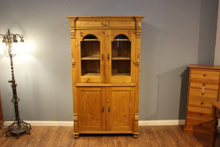 Vitrine Geschirrschrank, Gründerzeit (Art.-Nr.: 05049)